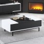 HANAH HOME Sto za dnevnu sobu Force Black White - slika 1