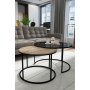 HANAH HOME Sto za dnevnu sobu Kyoto Fume Antique Pine - slika 2