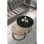 HANAH HOME Sto za dnevnu sobu Kyoto Fume Antique Pine - slika 3