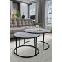 HANAH HOME Sto za dnevnu sobu Kyoto Marble White - slika 2