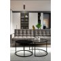 HANAH HOME Sto za dnevnu sobu Kyoto Transparent Black - slika 1