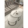 HANAH HOME Sto za dnevnu sobu Kyoto White - slika 3