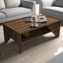 HANAH HOME Sto za dnevnu sobu Beril Walnut - slika 3