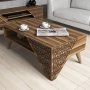 HANAH HOME Sto za dnevnu sobu Beril Walnut - slika 1