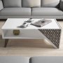 HANAH HOME Sto za dnevnu sobu Beril White - slika 2