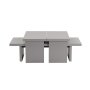 HANAH HOME Sto za dnevnu sobu Sanctuary Grey - slika 5