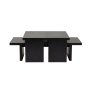 HANAH HOME Sto za dnevnu sobu Sanctuary Wood Black - slika 5
