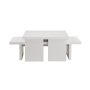HANAH HOME Sto za dnevnu sobu Sanctuary Wood White - slika 5
