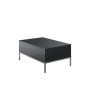 HANAH HOME Sto za dnevnu sobu Lord Anthracite Silver - slika 3