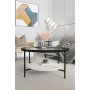 HANAH HOME Sto za dnevnu sobu Oslo Transparent White - slika 2