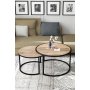 HANAH HOME Sto za dnevnu sobu Bora Antique Pine - slika 1