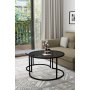 HANAH HOME Sto za dnevnu sobu Bora Fume Marble White - slika 3