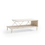 HANAH HOME Sto za dnevnu sobu Loire Gold Travertine - slika 4