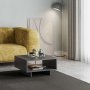 HANAH HOME Sto za dnevnu sobu Hola Anthracite - slika 3