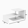 HANAH HOME Sto za dnevnu sobu Dilek White - slika 4