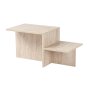HANAH HOME Sto za dnevnu sobu Harmony Travertine - slika 4