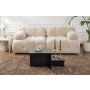 HANAH HOME Sto za dnevnu sobu Harmony Wood Black - slika 3