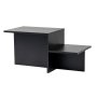 HANAH HOME Sto za dnevnu sobu Harmony Wood Black - slika 4