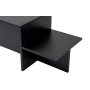 HANAH HOME Sto za dnevnu sobu Harmony Wood Black - slika 5