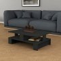HANAH HOME Sto za dnevnu sobu Mansu Anthracite - slika 1