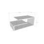 HANAH HOME Sto za dnevnu sobu Cayenne Oak - slika 2