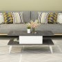 HANAH HOME Sto za dnevnu sobu Beta Black White - slika 2