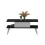 HANAH HOME Sto za dnevnu sobu Beta Black White - slika 3