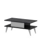 HANAH HOME Sto za dnevnu sobu Beta Black White - slika 4