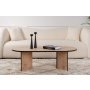 HANAH HOME Sto za dnevnu sobu Sable Sapphire Oak Black - slika 2