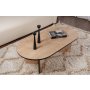 HANAH HOME Sto za dnevnu sobu Sable Sapphire Oak Black - slika 3