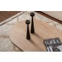 HANAH HOME Sto za dnevnu sobu Sable Sapphire Oak Black - slika 5