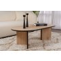 HANAH HOME Sto za dnevnu sobu Sable Sapphire Oak Black - slika 1