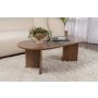 HANAH HOME Sto za dnevnu sobu Sable Walnut - slika 1
