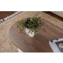 HANAH HOME Sto za dnevnu sobu Sable Walnut White - slika 5