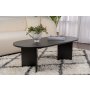 HANAH HOME Sto za dnevnu sobu Sable Wood Black - slika 1