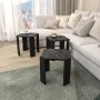 HANAH HOME Sto za dnevnu sobu Lori Black Marble - slika 3