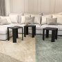 HANAH HOME Sto za dnevnu sobu Lori Black Marble - slika 5