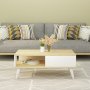 HANAH HOME Sto za dnevnu sobu Seul Sapphire White - slika 2