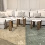 HANAH HOME Sto za dnevnu sobu Lori White Walnut - slika 5