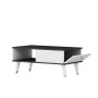 HANAH HOME Sto za dnevnu sobu Delux Black White - slika 4
