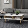 HANAH HOME Sto za dnevnu sobu Lore White - slika 2