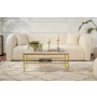 HANAH HOME Sto za dnevnu sobu Asude Gold Travertine - slika 2