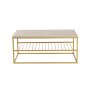 HANAH HOME Sto za dnevnu sobu Asude Gold Travertine - slika 4