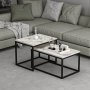 HANAH HOME Sto za dnevnu sobu Leka Freesia Marble - slika 1