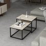 HANAH HOME Sto za dnevnu sobu Leka Travertine - slika 3