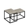 HANAH HOME Sto za dnevnu sobu Leka Travertine - slika 4