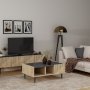 HANAH HOME Sto za dnevnu sobu Draw Oak - slika 2