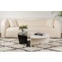 HANAH HOME Sto za dnevnu sobu Orion Wood White Wood Black - slika 3