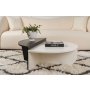 HANAH HOME Sto za dnevnu sobu Orion Wood White Wood Black - slika 1