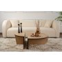 HANAH HOME Sto za dnevnu sobu Orion Honey Oak Black - slika 3
